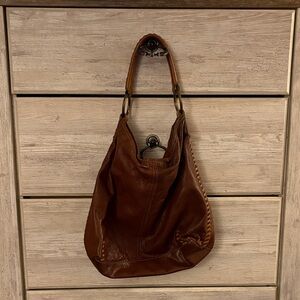 Lucky Brand Rich Brown Hobo Bag